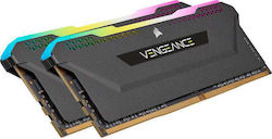 Corsair Vengeance RGB Pro SL 16GB DDR4 RAM με 2 Modules (2x8GB) και Ταχύτητα 3600 για Desktop