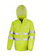 Result Safe-Guard Hi-Viz Waterproof and Windproof Work Suit with Reflective Tapes Yellow