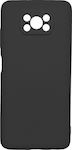 Back Cover Σιλικόνης Μαύρο (Poco X3 NFC / X3 Pro)