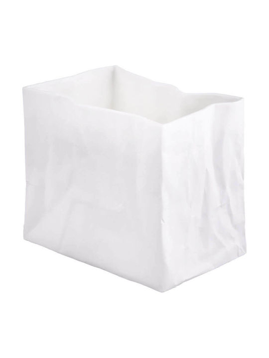 Raeder Διακοσμητικό Βάζο Πορσελάνης Poetry Bag Λευκό 16.5x11.5x14.5cm