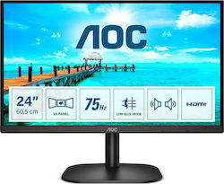 AOC 24B2XDAM VA Monitor 23.8" FHD 1920x1080 με Χρόνο Απόκρισης 4ms GTG