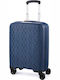 Verage GM18106W Cabin Hard Blue Travel Suitcase With 4 Wheels Height 53cm