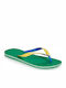 Brasil Mix Men's Flip Flops Green