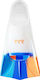 Tyr Flippers Pool Stryker Silicone Fins Short W...