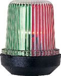 Lalizas Classic 12 Boat Light Without Mast Prominent Tri-color Light with Black Casing 30114