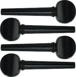 Gewa Κλειδιά για Βιολί σε Διάταξη 4 in-line Violin Peg Ebony Black 4/4 Medium