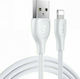 Remax Braided USB to Lightning Cable Λευκό 1m (...