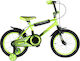 Orient Tiger 16" Kids Bicycle BMX Green