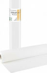 Bournas Medicals Examination Table Paper Roll 58cm x 50m White Γκοφρέ Regular Normal