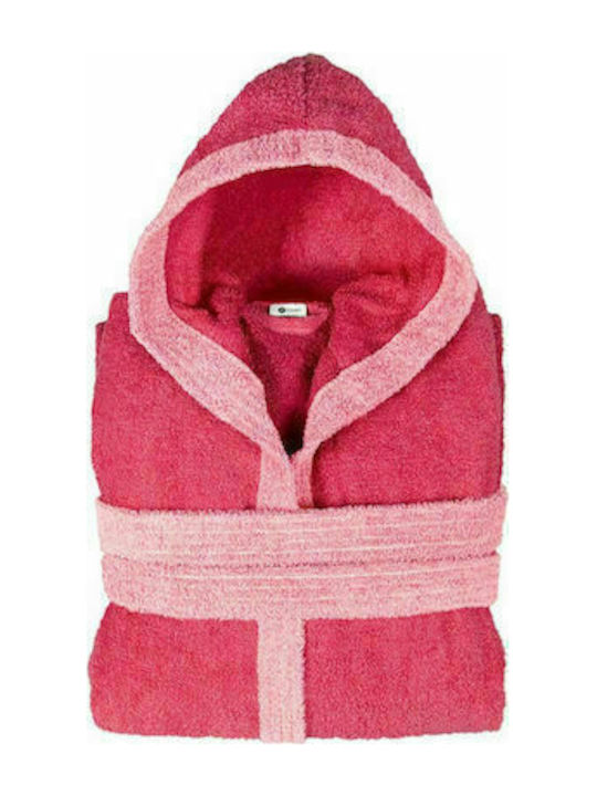 Fennel Παιδικό Μπουρνούζι Comfort Fuchsia με Κουκούλα