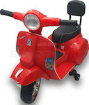 Παιδική Μηχανή Licensed Vespa Piaggio Ηλεκτροκίνητη 6 Volt Κόκκινη