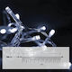 200 Lights LED 4m. Cold White type Rain 1pcs