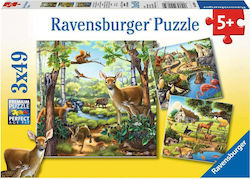 Kinderpuzzle Ζώα του Δάσους für 5++ Jahre 147pcs Ravensburger