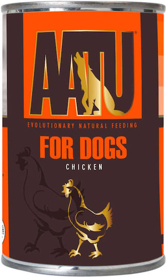 AATU Nassfutter Hunde in Dose mit Huhn ohne Getreide 400gr