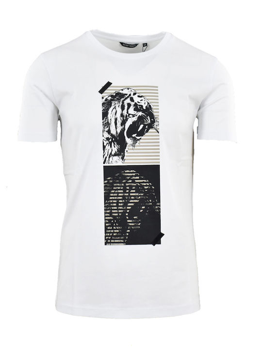 Antony Morato T-Shirt Λευκό NEW CODES MMKS01920-FA100227 1000 WHITE