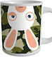 Ceramic mug - The lapins cretins mug