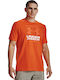 Under Armour GL Foundation Men's Athletic T-shirt Short Sleeve Orange