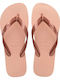 Top Tiras Flip Flops in Rose Gold Colour