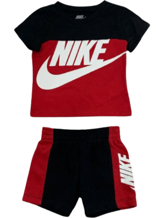 Nike Παιδικό Σετ με Σορτς Καλοκαιρινό για Αγόρι 2τμχ Μαύρο