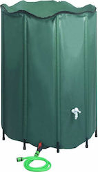 vidaXL Vertical Cylindrical Fabric Storage Tank 1500lt for Water Green