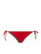 Calvin Klein Bikini Slip with Ties Red