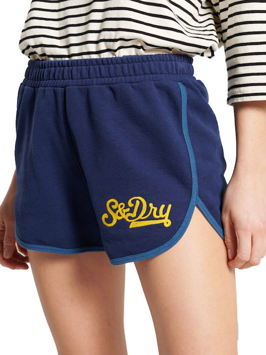 Superdry Collegiate Union Women's Sporty Shorts Blue