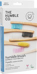 The Humble Co. Bamboo Toothbrush 5-Pack Periuță de dinți Mediu 5buc