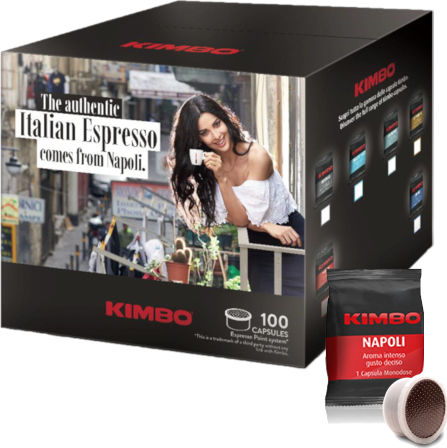 Kimbo Капсули Еспресо Napoli Съвместими с машина LavAzza Point 100капси