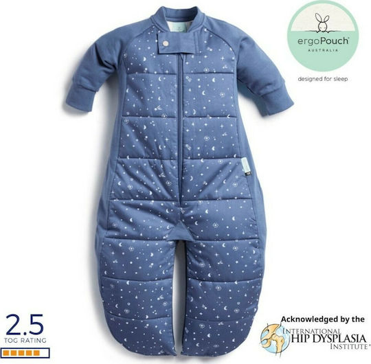 Ergo Pouch Winter Schlafsack mit Füßen Sleep Suit Bag 2.5 Tog Sky