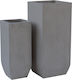 Woodwell Flower Pot 1 Set 2 Pot Gray Set 2pcs Ε6300,S