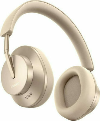 Huawei Freebuds Studio Ασύρματα/Ενσύρματα Over Ear Studio Ακουστικά με 24 ώρες Λειτουργίας Χρυσά