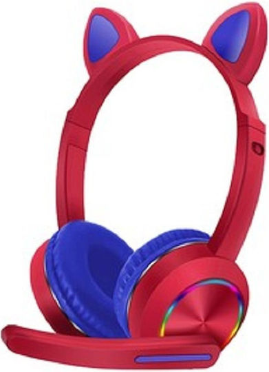 AKZ-K20 Over Ear Gaming Headset with Connection 3.5mm Red