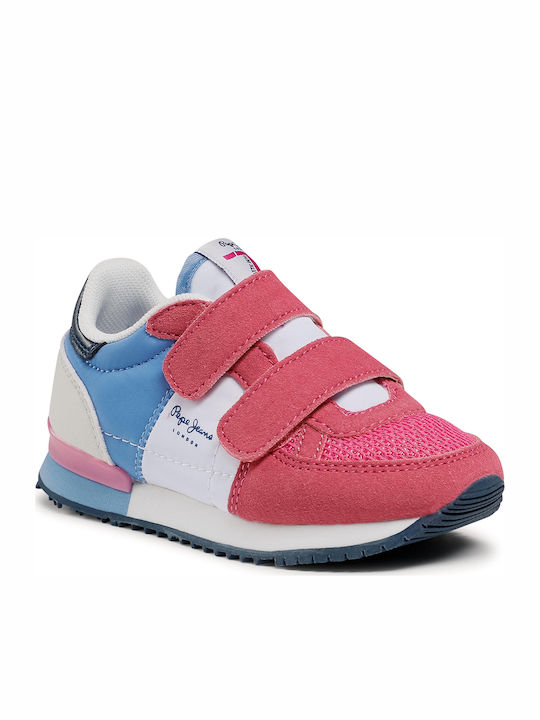 Pepe Jeans Sydney Basic Παιδικά Sneakers με Σκρ...