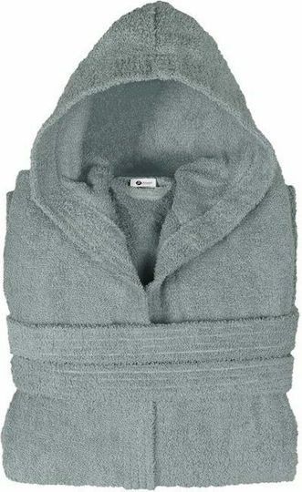 Fennel Kids Hooded Bathrobe Comfort Grey