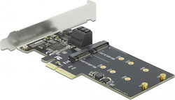 DeLock Card de control PCIe cu port M.2 / SATA