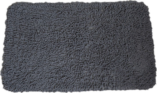 Eurocasa Badematte Baumwolle Rechteckig 7115 Grey 50x80cm