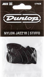 Dunlop Plektren Gitarre Jazz III Stiffo Pick Di...