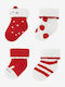 Mayoral Kids' Ankle Socks Red 3 Pairs