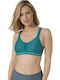 Triumph Triaction Energy Lite Athletic Athletic Bra without Padding without Underwire Green