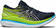 ASICS Glideride 2 Ανδρικά Αθλητικά Παπούτσια Running French Blue / Hazard Green