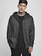 Southpole SP1554 Men's Sweatshirt Jacket with Hood and Pockets Charcoal SP1554-00635