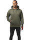 Herren Sweatshirt mit Khaki Kapuze
