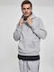 Urban Classics TB014 Herren Sweatshirt mit Kapuze und Taschen Gray