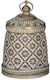 Inart Lantern Decorative Lamp Lattern Gold