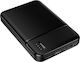 Maxlife MXPB-01 Power Bank 5000mAh με 2 Θύρες USB-A και Θύρα USB-C Μαύρο