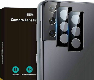 ESR Lens Protector Kameraschutz Gehärtetes Glas Black für das Galaxy S21 5G