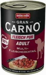 Animonda Gran Carno Canned Gluten Free Wet Dog Food with Meat 1 x 800gr