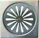 Waterflex Stainless Steel Rack Floor with Size 12x12cm Silver