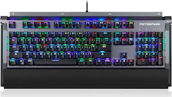 Motospeed CK98 Gaming Mechanical Keyboard with Kailh Box White Switch and RGB Lighting (Greek)