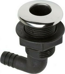 Seaflo Boat Gutter Angular Stainless Steel Water Flow with Cap F25
